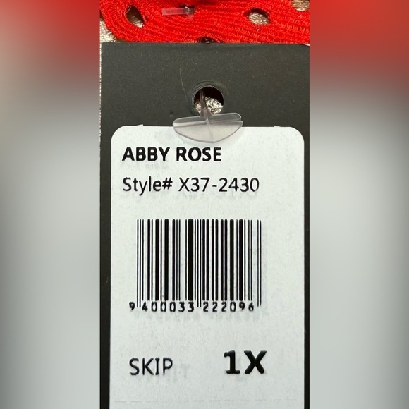 NWT Frederick’s of Hollywood Red Abby Rose Mesh Thong Panties, Plus Size 1X - Picture 8 of 12